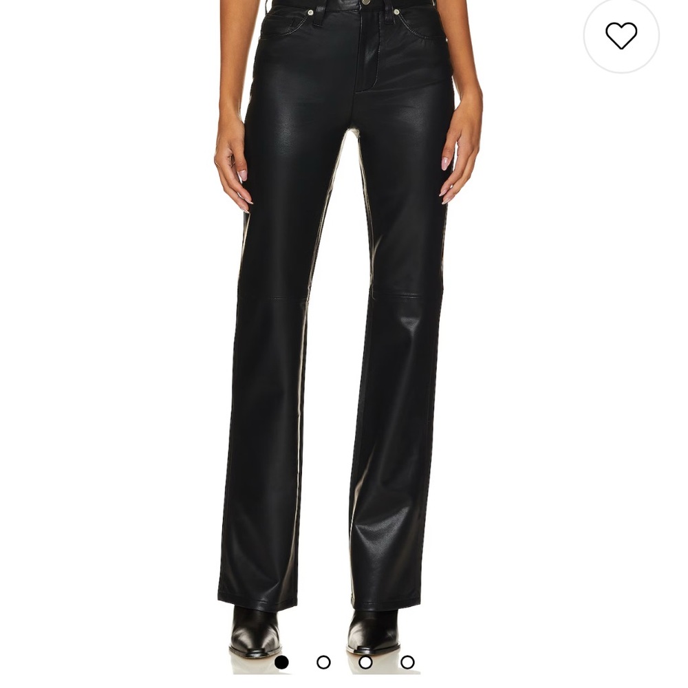Women's Blank NYC Bootcut Faux Leather Black Pants